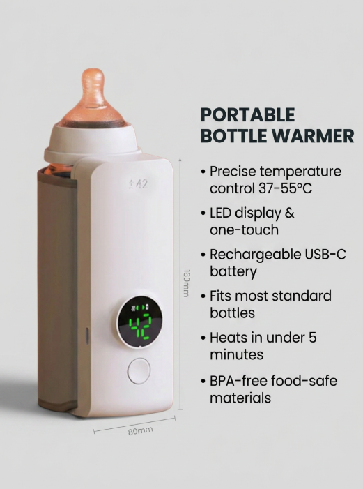 Portable Wireless Baby Bottle Warmer